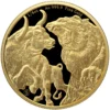 Bull and bear 1/4 unssin kultaraha